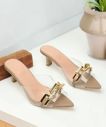 New Stylish Beige Heels