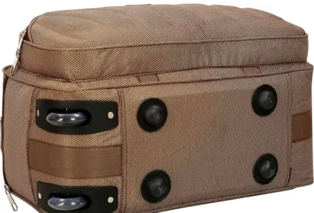 60 L Strolley Duffel Bag - Unisex Polyester Medium Size Travel Weekender Duffle Bag for Men & Women Luggage Bag For Men and Women
