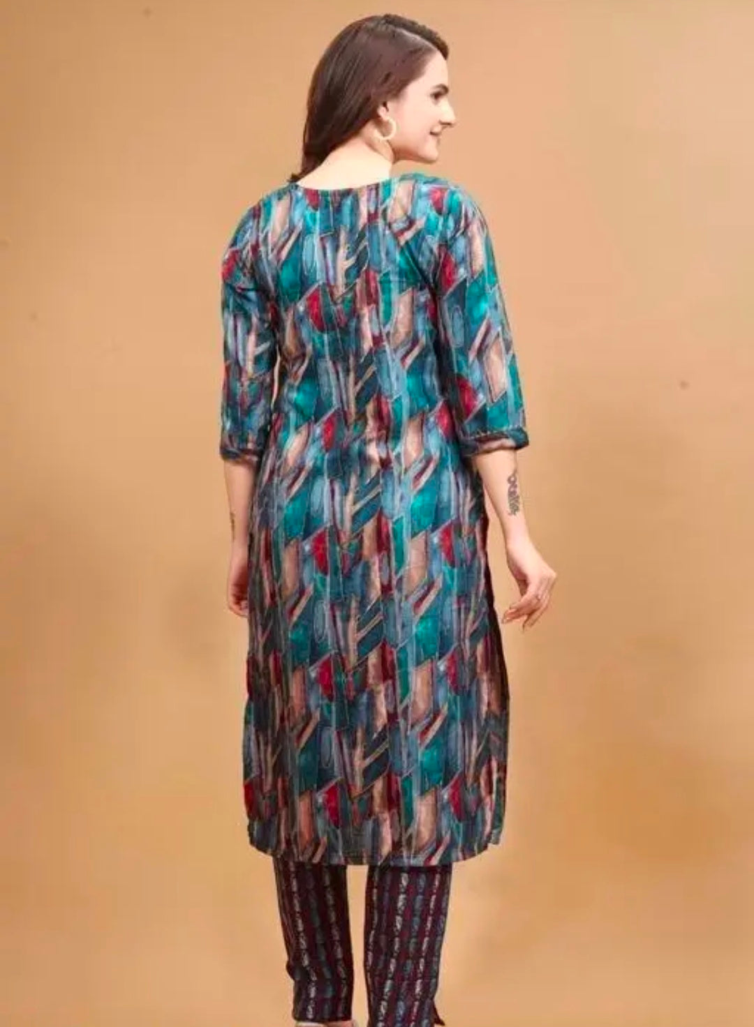 Approach Collection Festival and Daily Wear Floral Printed Kurta Set (Pack of 3)