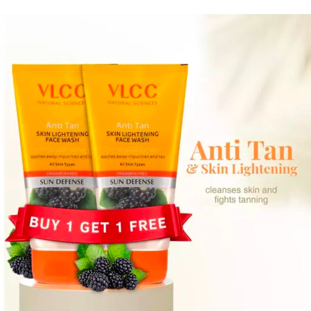 VLCC Anti Tan Sun Screen Lotion - SPF 25 PA - 150ml X 2 | Buy One Get One (300ml) | Helps in Protection Against Sun Damage | With Niacinamide & Kojic Acid.
1%
off