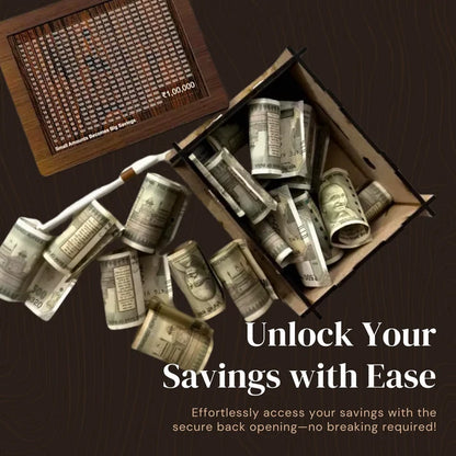 Piggy Bank for Kids & Adults, Savings One Lakh Challenge Box