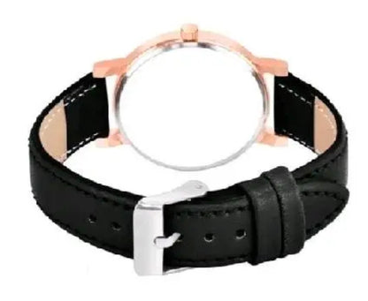 Special Valentine WOMEN'S ANALOG SILVER BLACK COLOUR WATCH