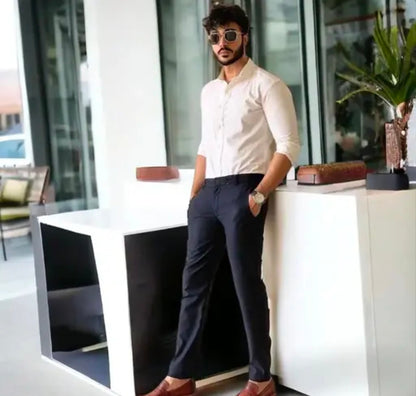 GLAUCUS Premium Elegant Men Formal Trouser Pant