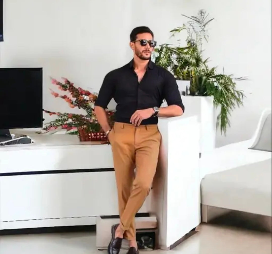GLAUCUS Premium Elegant Men Formal Trouser Pant