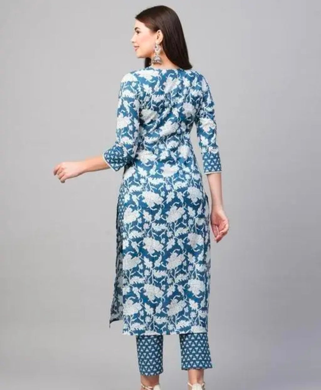 Approach Collection Festival and Daily Wear Floral Printed Kurta Set (Pack of 3)