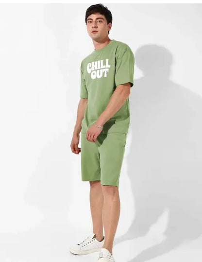 Stylish cord set men top and bottom set