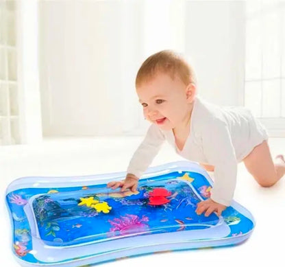 Baby Play Mat (Baby Kids Water Play Mat Toys Inflatable Tummy Leakproof Fun Activity I/Outdoor, Medium)