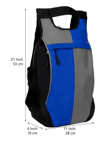 Medium 25 L Laptop Backpack Light Weight High Quality Backpack For School College And Office (Blue, Grey)