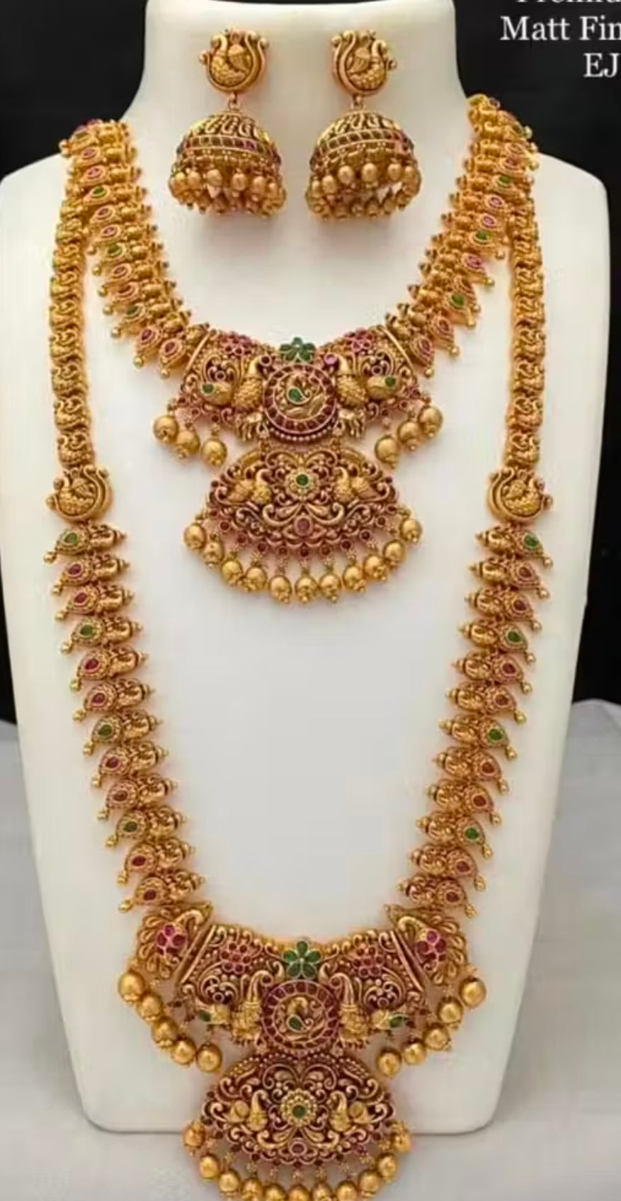 Allure Fancy Jwellery Set Temple Jwellery Set
