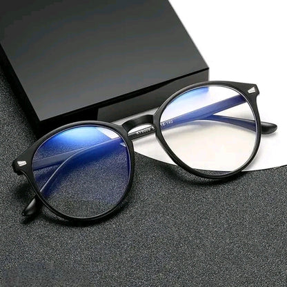 Zero Power Blue Cut Computer Glasses | Gaming Glasses | Anti Glare, Lightweight & Blocks Harmful Rays | UV Protection Specs | Men & Women | Free Size