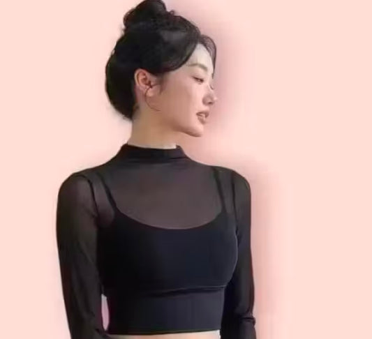 Aashrun Neck Rib Knit Tank Top Women Crop and Tunics Black crop top women's Black crop top  girls Solid Ribbed Tank crop top like blouse crop top for girls