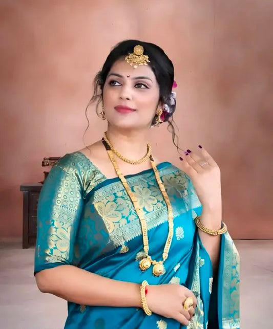 Soli Marathi Pethani Pure Silk Saree For Women