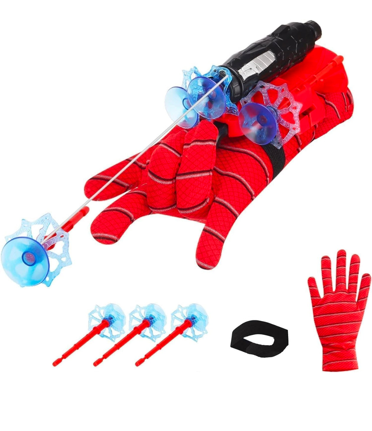 Spider Web Shooters Toy for Kids Fans, Hero Launcher Wrist Toy Set,Cosplay Launcher Bracers Accessories,Sticky Wall Soft Bomb Funny Children's Educational Toys