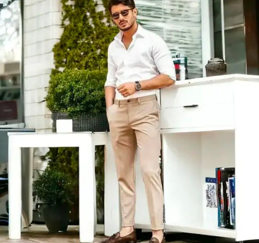GLAUCUS Premium Elegant Men Formal Trouser Pant