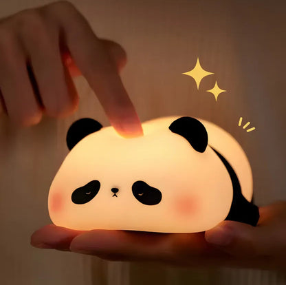 Panda silicon lamp