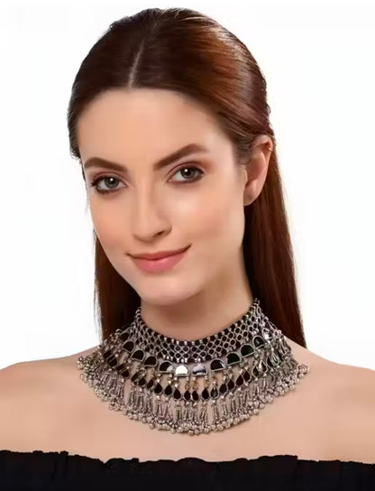 Oxicraft black oxidized jewellery set