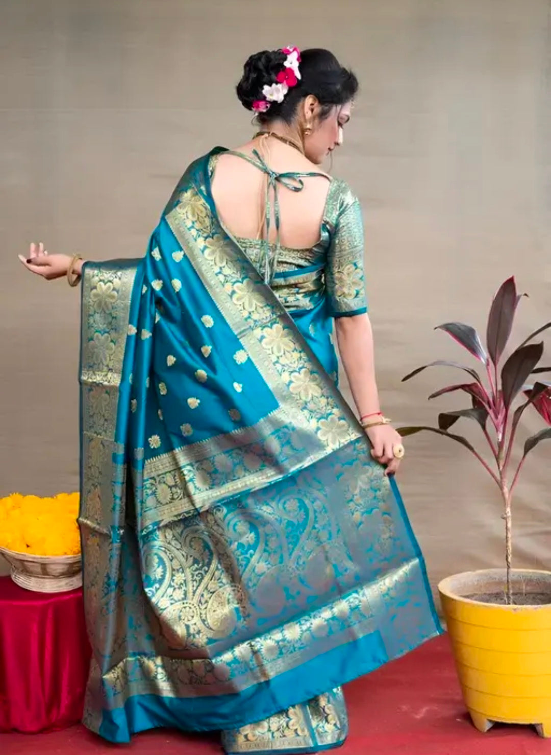 Soli Marathi Pethani Pure Silk Saree For Women