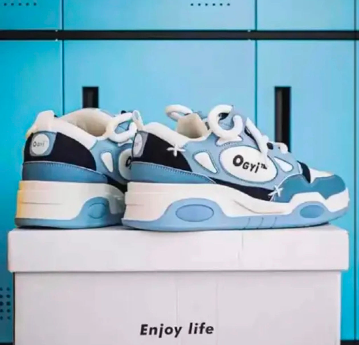 Ogiy Men Sneaker Stylish Shoes(Blue)