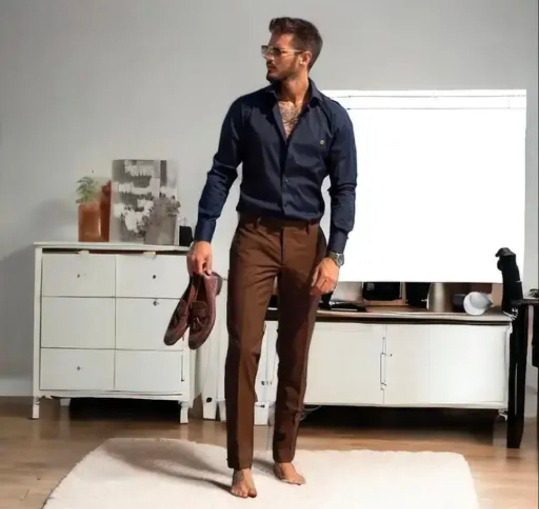 GLAUCUS Premium Elegant Men Formal Trouser Pant