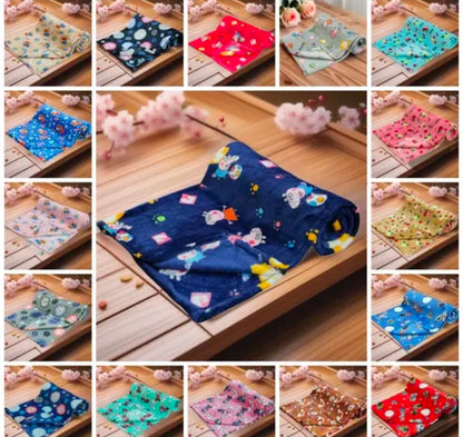 Pack of 3 Microfiber Baby Blanket lightweight & Comfortable- 70X100 CM MULTICOLOR ANY 3 DESIGN WILL BE SENT
