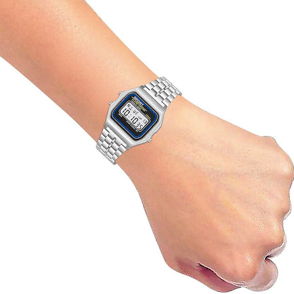 Premium Brand Digital 4 Colours Square Dial Unisex Wrist Watch for Men/Women
