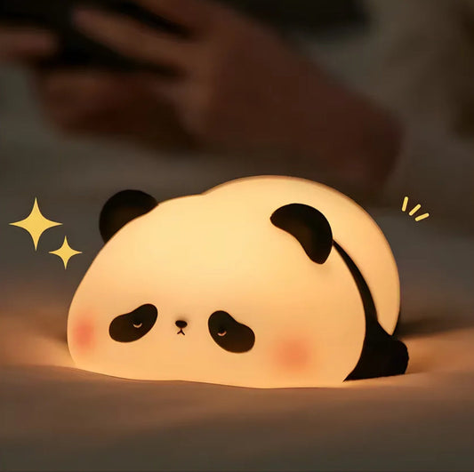 Panda silicon lamp