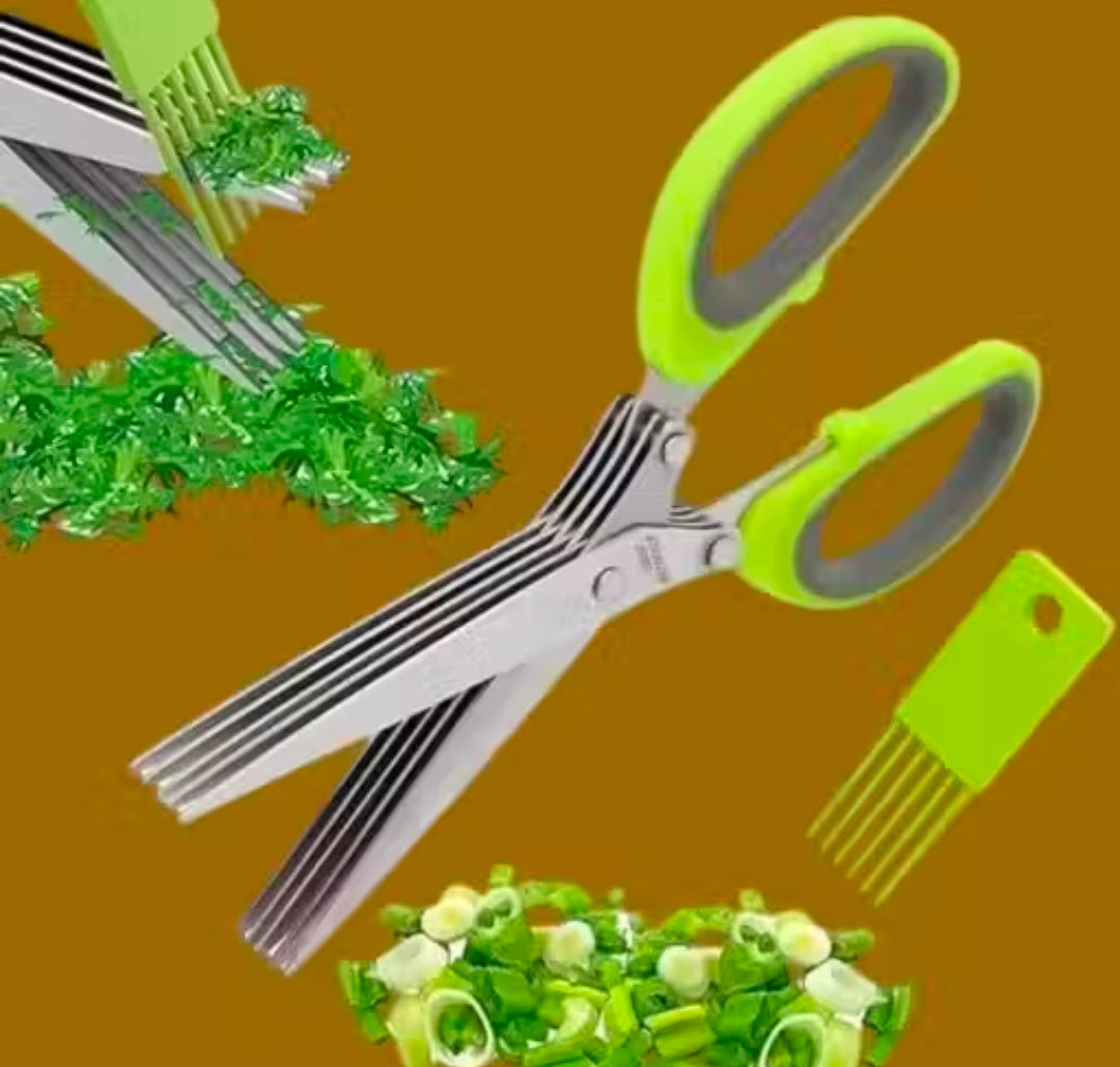 5 LAYER BLADE OF STAINLESS STEEL SCESSOR