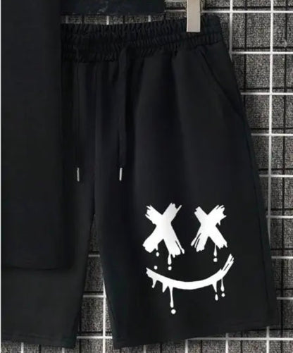 XX smiley cord set black