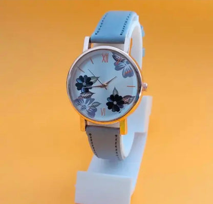 Special Valentine WOMEN'S ANALOG SILVER BLACK COLOUR WATCH