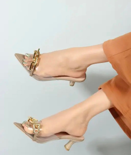 New Stylish Beige Heels