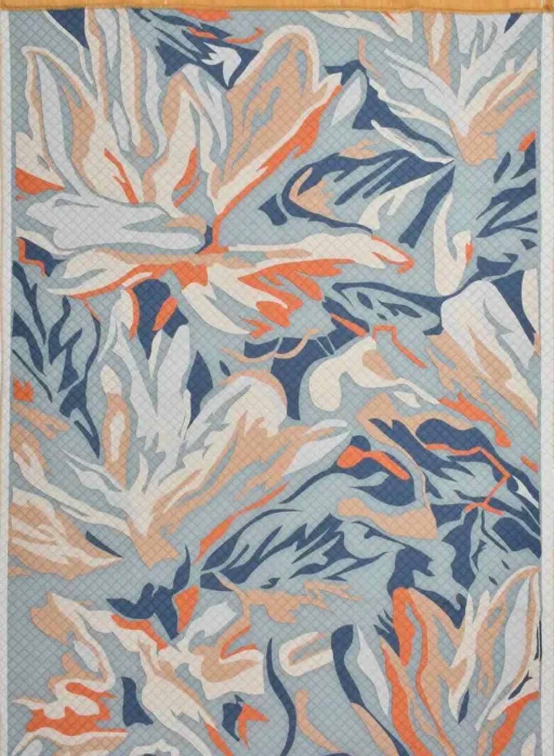 Riva 5×7 Feet 3D Multi Printed abstract carpet rug runner and carpets for bedroom /living area/home with anti sleep backing (5×7ft)