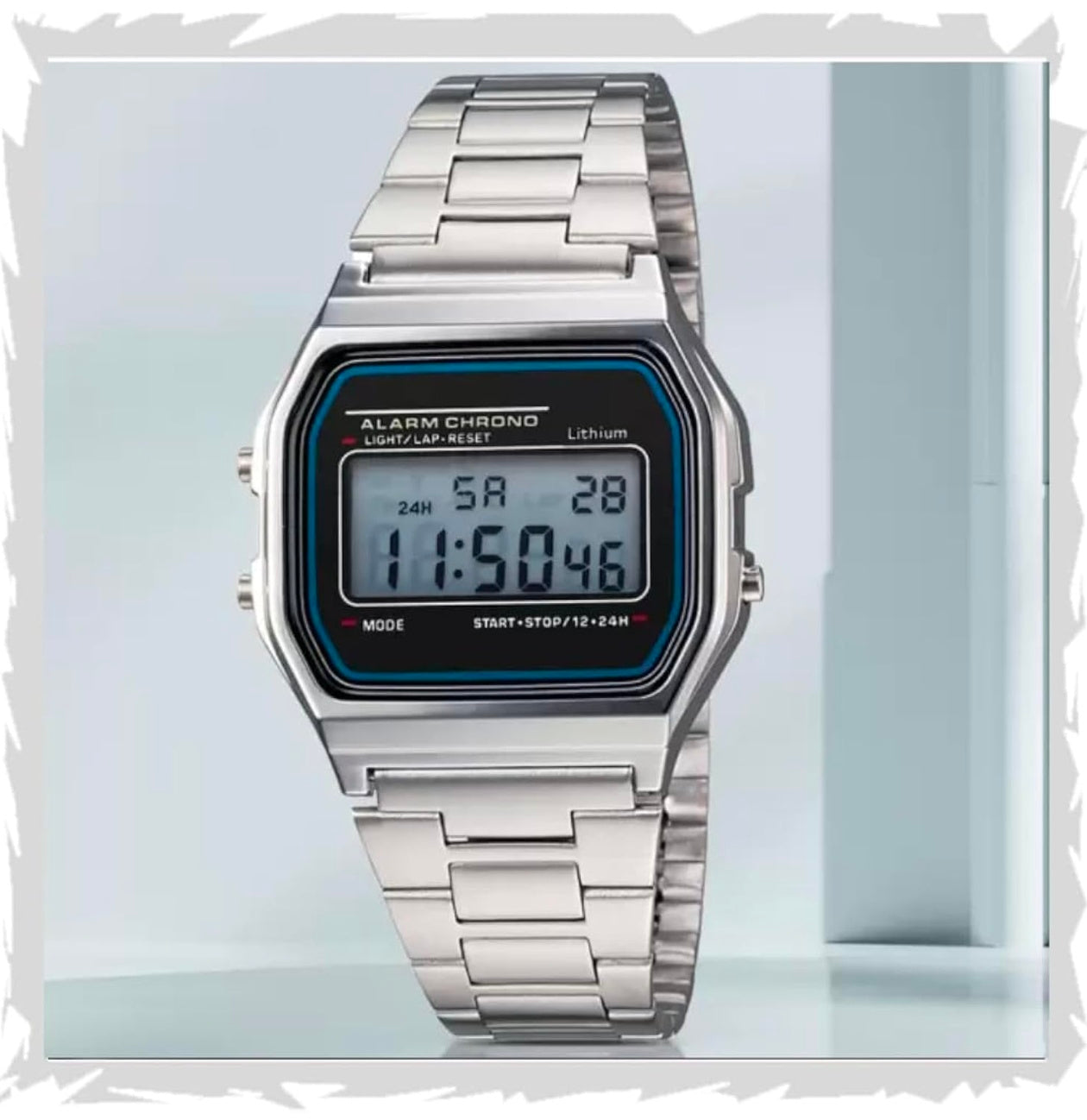 Premium Brand Digital 4 Colours Square Dial Unisex Wrist Watch for Men/Women