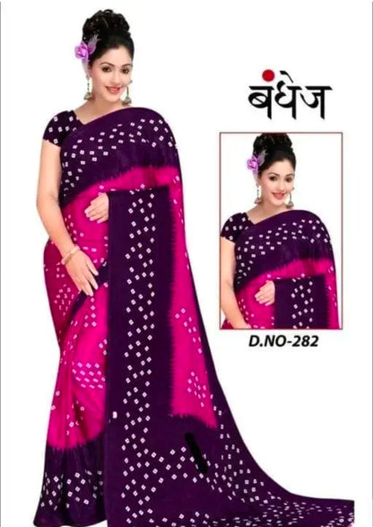 Best georget soft printed saree(georget)