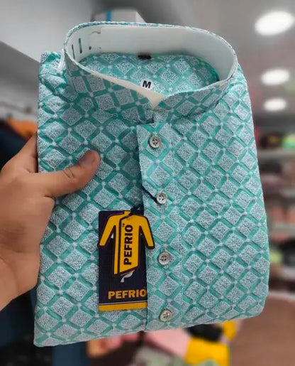 WELL TEX PRESENTING BEAUTIFUL EMBROIDERED ONLY KURTA FOR MEN,MEN KURTA,FASTIVEL KURTA,KURTA.