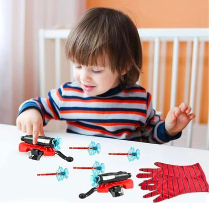 Spider Web Shooters Toy for Kids Fans, Hero Launcher Wrist Toy Set,Cosplay Launcher Bracers Accessories,Sticky Wall Soft Bomb Funny Children's Educational Toys
