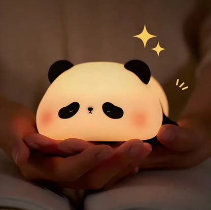 Panda silicon lamp