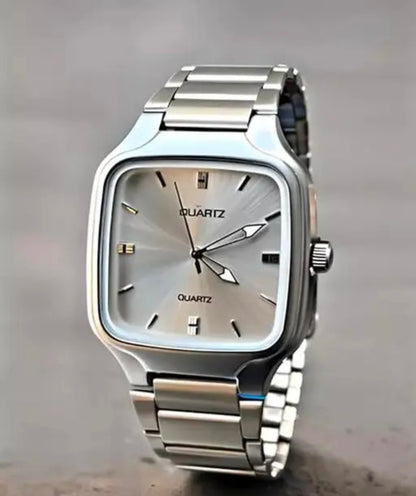 Vishnu watches Men’s Stylish Analog Watch Classic Dial with Durable Strap Everyday Casual Formal Wear Timepiece (Black)