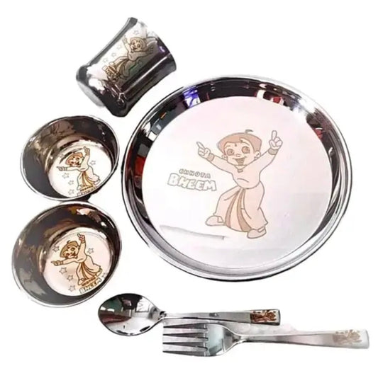 The Super Chhota bheem dinner set for kids "
Name: "The Super Chhota bheem dinner set for kids "