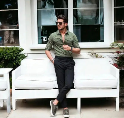 GLAUCUS Premium Elegant Men Formal Trouser Pant