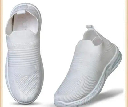 Footstaition sporide womens and girls full white premium sports, school and casual shoes treny and fashionable