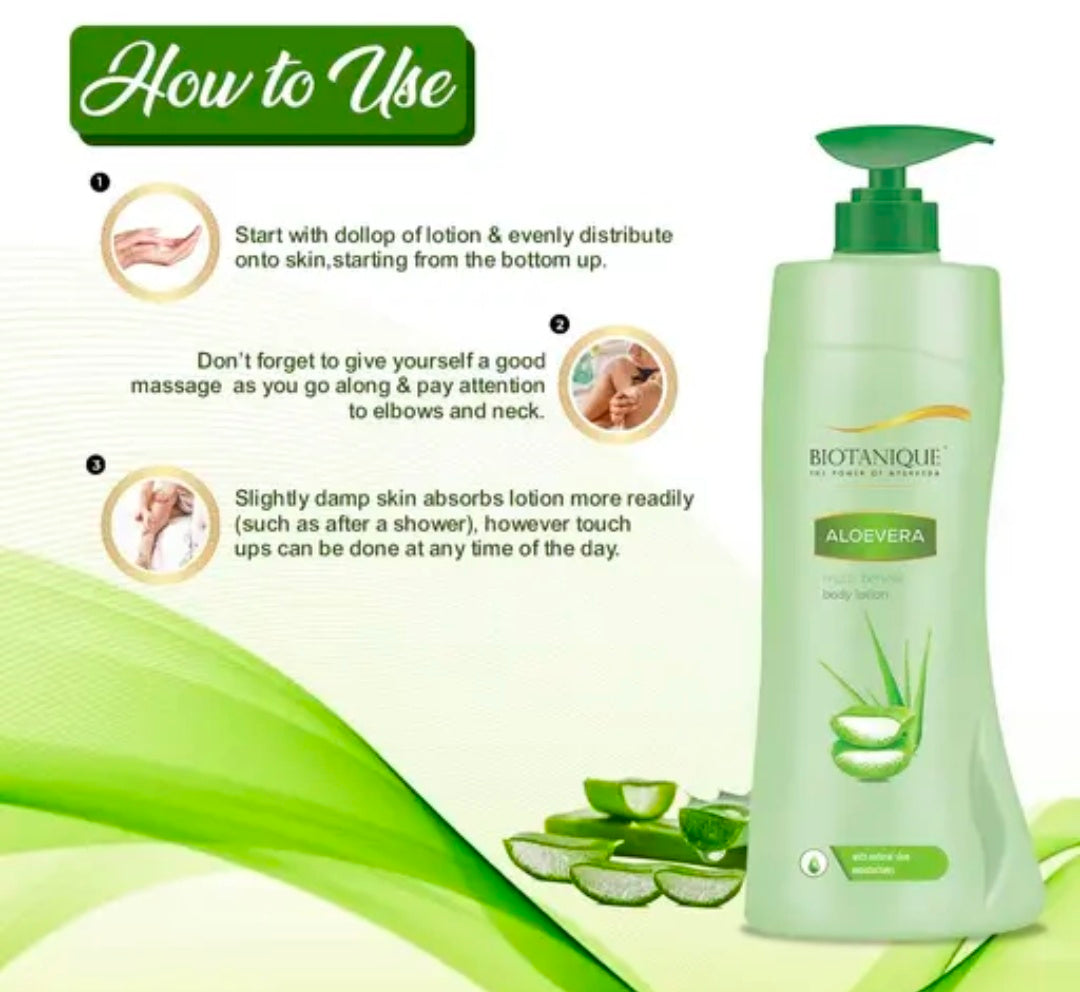 Biotanique Alovera body lotion for dry skin -400 ml