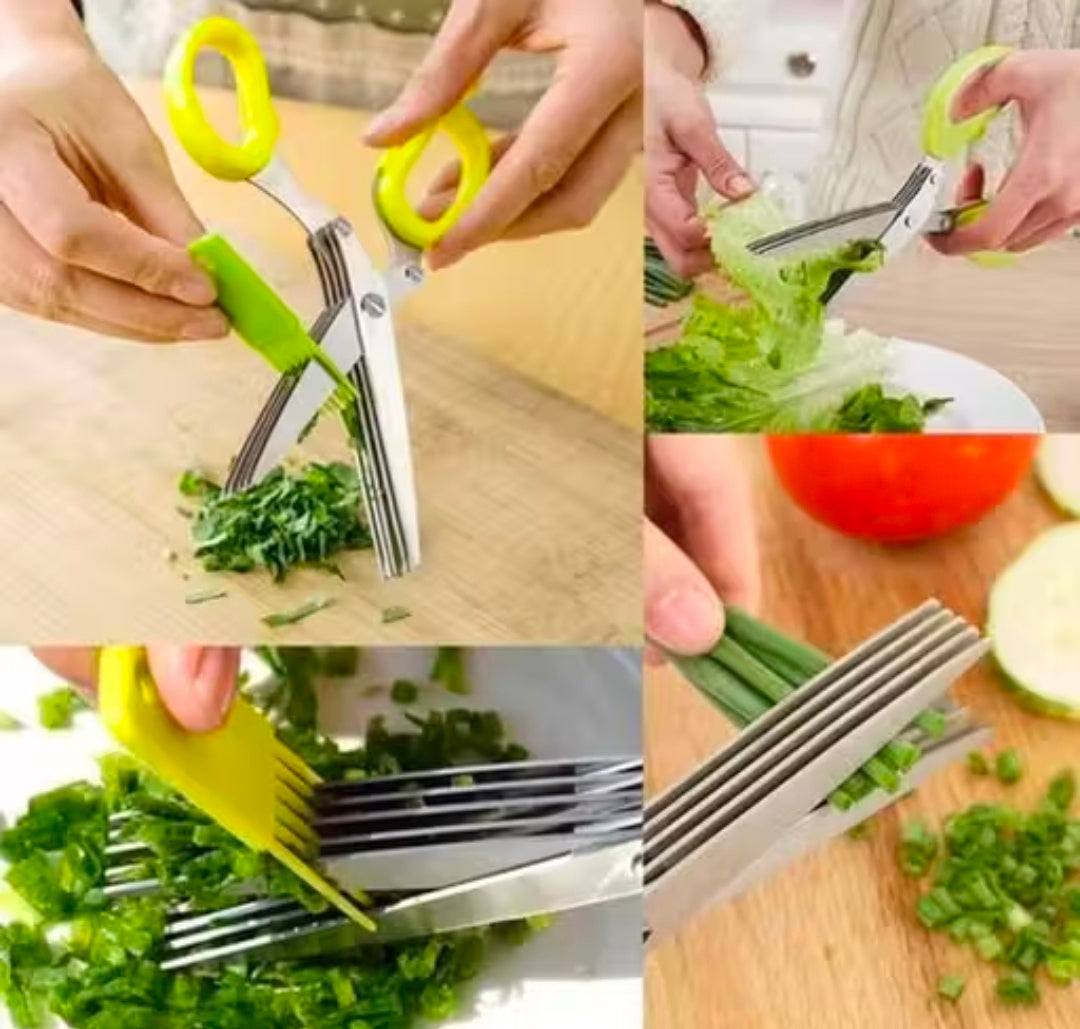 5 LAYER BLADE OF STAINLESS STEEL SCESSOR