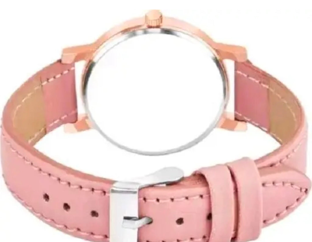 Special Valentine WOMEN'S ANALOG SILVER BLACK COLOUR WATCH