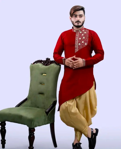 Men Dhoti & Kurta Set