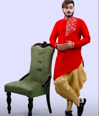 Men Dhoti & Kurta Set