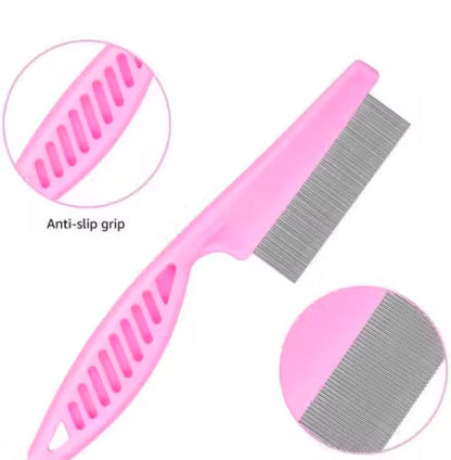 FOURESTA Flea and Tick Remover Comb for Pets,Comb for Dog and Cat