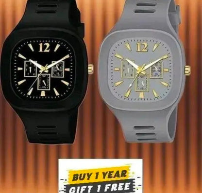 Casual look Unique Design Dial WATCH FOR BOYS MILOR White Analog Combo Watch - For Men & Women