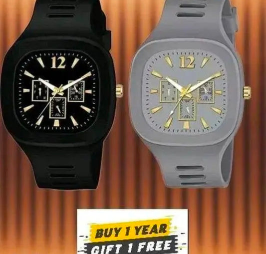 Casual look Unique Design Dial WATCH FOR BOYS MILOR White Analog Combo Watch - For Men & Women