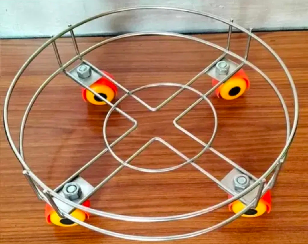 AMMARUBAL gas cylinder trolley,gas stand , cylinder trolley with heavy duty wheel