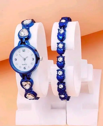 Classic women metal analog watch for women